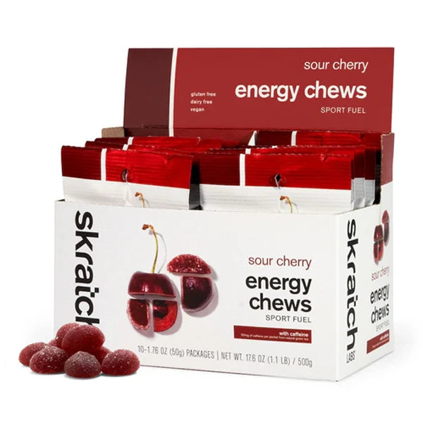 Nutri-Bay | SKRATCH LABS - Energy Chews Sport Fuel BOX (10x50g) - Goût au Choix