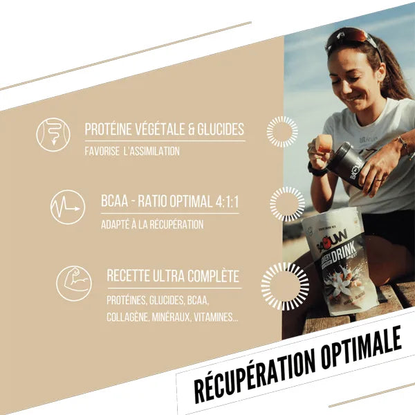 Nutri-Bay | BAOUW - Boisson de récupération (500g) - Vanille & Amande