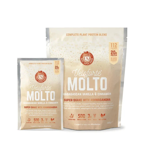 Nutri-bay | VELOFORTE - Molto - Recovery Protein Shake (360g) Banana, Cocoa & Maca