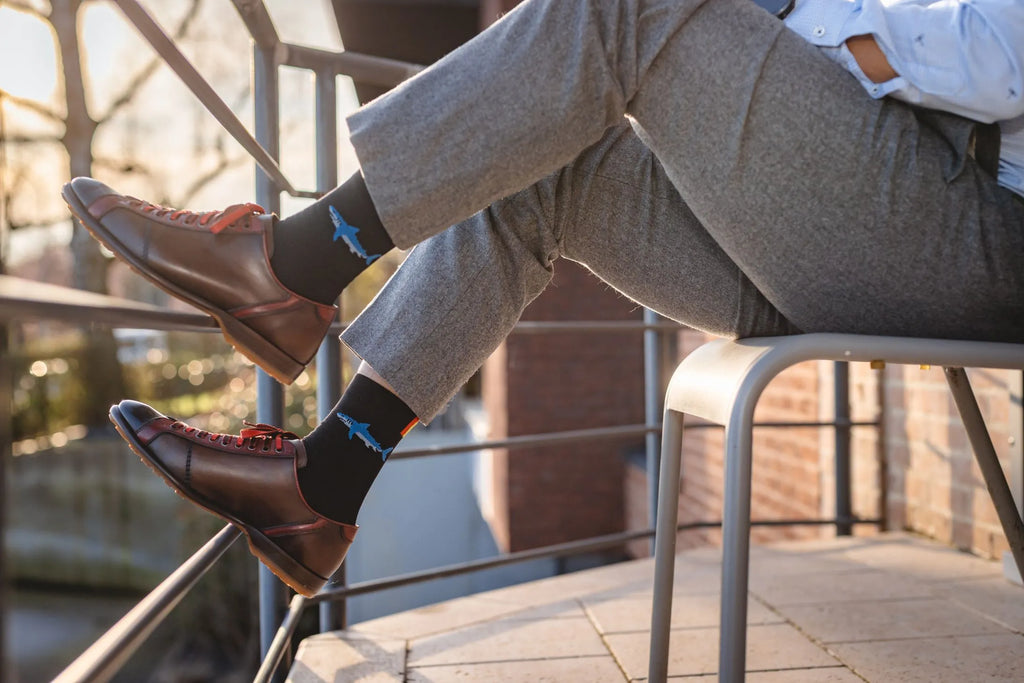 Rainbows- Paire de Chaussettes - Paul-Henri the Shark