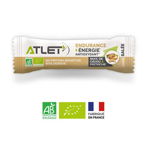 Nutri-bay | ATLET - Barre Salée Énergétique BIO Noix de Cajou Pistache
