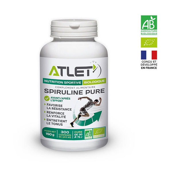 Nutri-bay | ATELT - Spiruline BIO (300 Comprimés de 500mg)