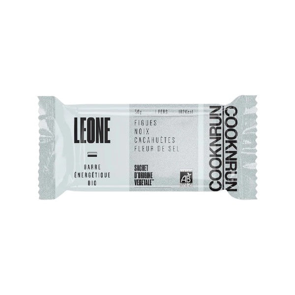 Nutri-Bay | Barre énergétique BIO Léone (50g) - Figues, Noix & Fleur de Sel