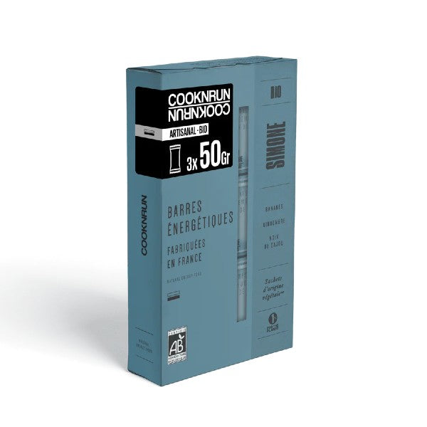 COOKNRUN - Barres Energétiques BIO (3x50g) Pack - Goût au Choix