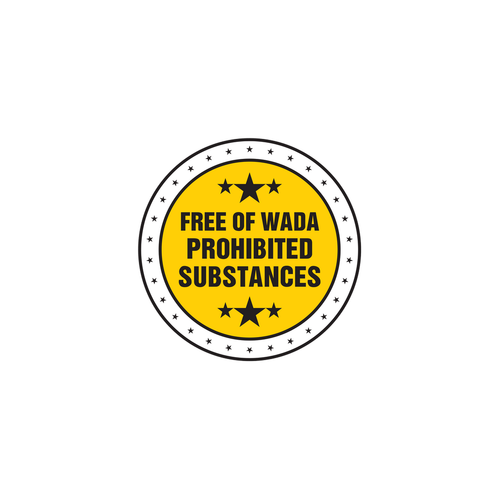 Free of Wada Prohibited Substances Logo