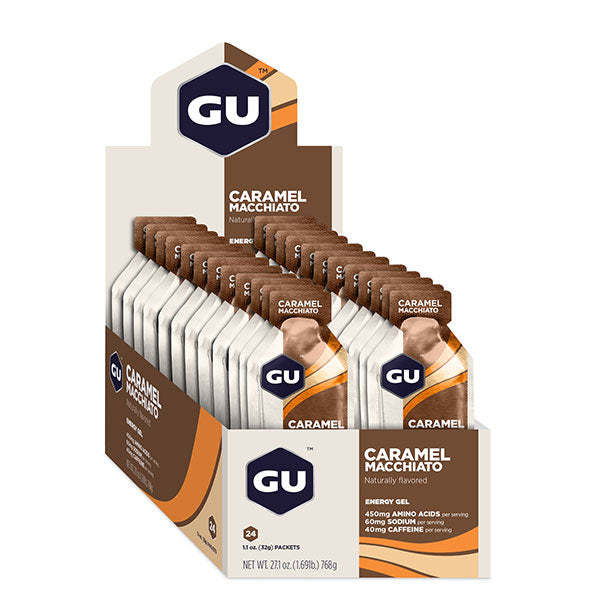 Nutri-bay | GU ENERGY - Gel Énergétique Box (24x32g) - Caramel Macchiato