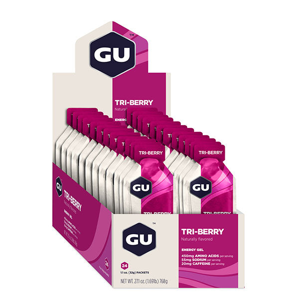 Nutri-bay | GU ENERGY - Gel Énergétique Box (24x32g) - Tri-Berry