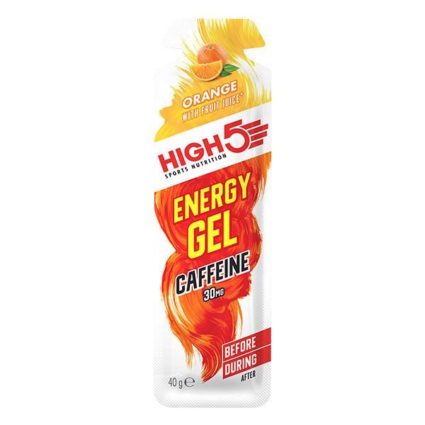 Nutri-Bay HIGH5 - EnergyGel PLUS caféine (40g) - Orange