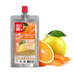 Nutri-Bay | MULEBAR - Pulpe de Fruit Énergétique (65g) - Orange Carotte Citron