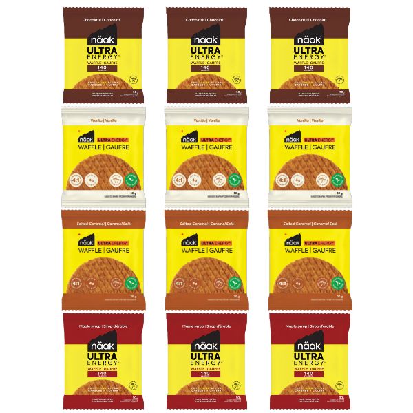 Nutri-Bay | NAAK - Ultra Energy Waffle-Gaufre - Mix Pack