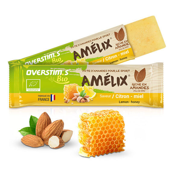 Nutri-bay | Overstim's - Amelix Bio (25g) - Pâte d'Amande - Miel-Citron