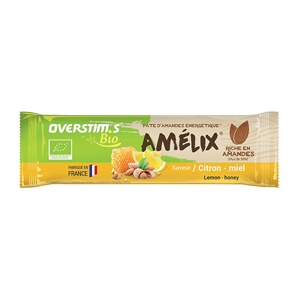 Nutri-bay | Overstim's - Amelix Bio (25g) - Pâte d'Amande - Miel-Citron