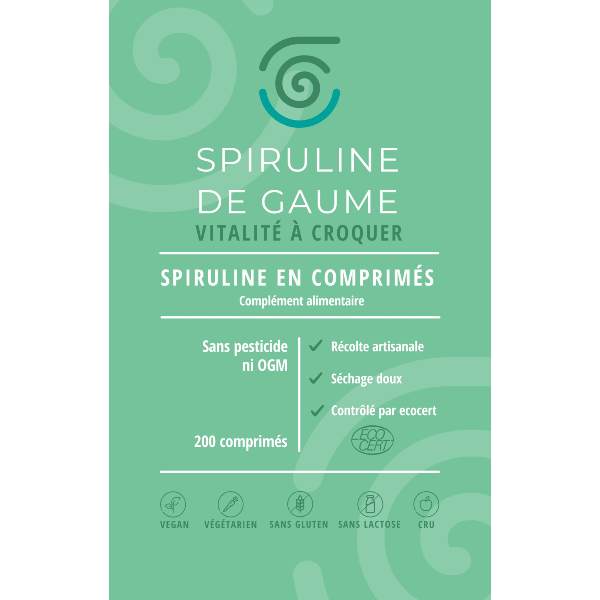 Nutri-Bay | Spiruline en comprimés (200 comprimés)
