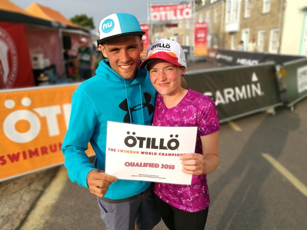 Nutri-bay.com, patrocinador de Raphael Amato y Sophie Drofiak en el "Ötillö": campeonato mundial de "swimrun"