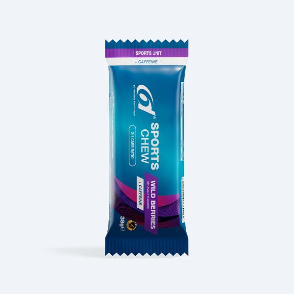 6D Sports Chew (38g) - Wild Berries (Caffeine)