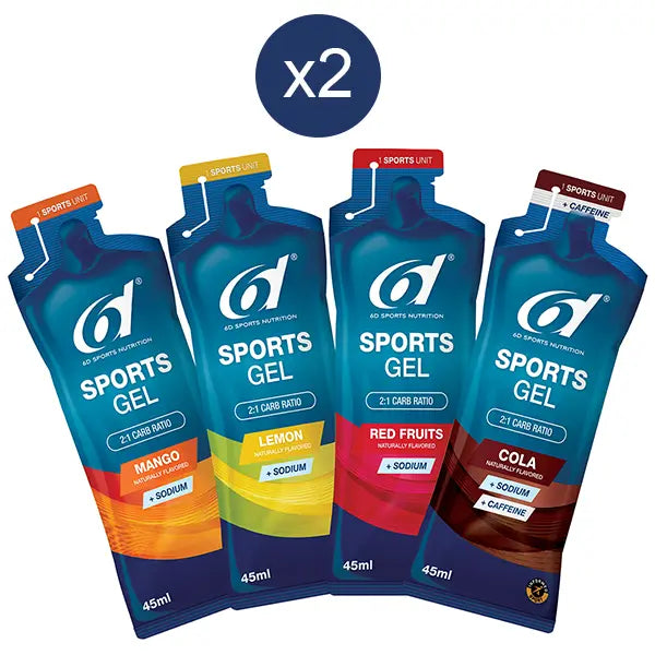 6D Sports Gels (8x45ml) - Discovery Pack