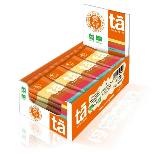 TA Energy Barres Énergétiques BIO Box (16x38g) - Goût au choix