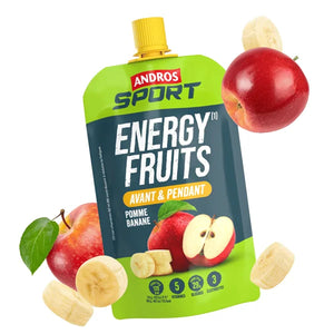 Andros Sport Gourde Energy Fruits Pomme Banane 114g | Nutri-Bay
