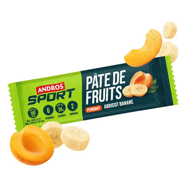 Andros Sport Pâtes de Fruits (30g) - Abricot & Banane