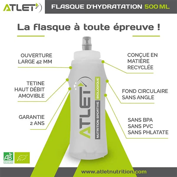 Atlet Flasque Souple d'Hydratation (500ml)