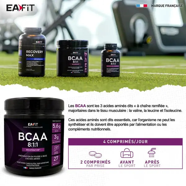 Eafit BCAA 8:1:1 (275g) - Pastèque