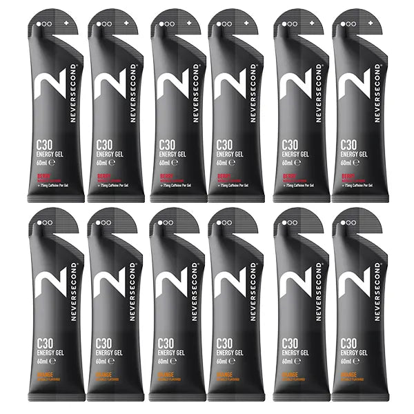 Neversecond C30 Energy Gel 6+6 Mix Pack - Goût au choix
