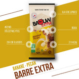 Nutri-Bay | BAOUW - Barre Énergétique BIO EXTRA (50g) - Banane & Pécan
