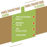 Nutri-Bay | BAOUW - Purée Énergétique BIO (90g) - Banane-Kiwi-Vanille