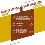 Nutri-Bay | BAOUW - Barre Énergétique BIO EXTRA (50g) - Banane & Pécan