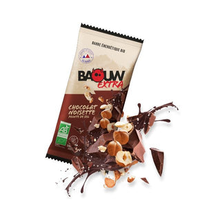 Nutri-bay | BAOUW - Barre Énergétique BIO EXTRA (50g) - Chocolat & Noisettes