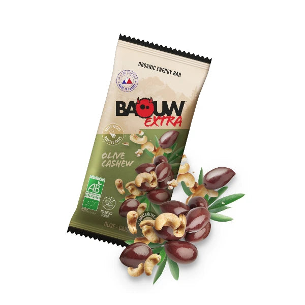 Nutri-bay | BAOUW - EXTRA BIOLOGISCHE Energiereep (50g) - Olijf & Cashew