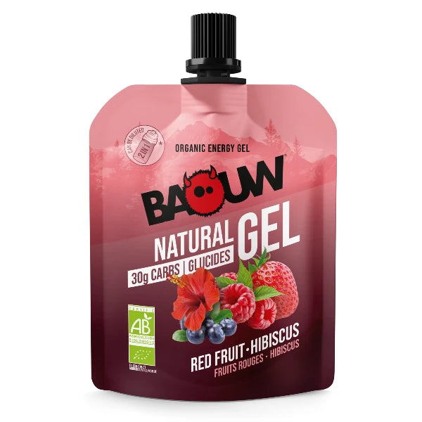 Nutri-Baía | BAOUW - Gel Natural ORGÂNICO (85g) - Frutas Vermelhas e Hibisco