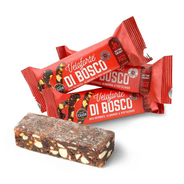 Veloforte Di Bosco Energy Bar (55g) - Baies Rouges, Amandes et Pistaches