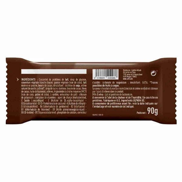 Eafit La Barre Gainer (90g) - Chocolat & Crème Vanille - DDM 18.07.2026