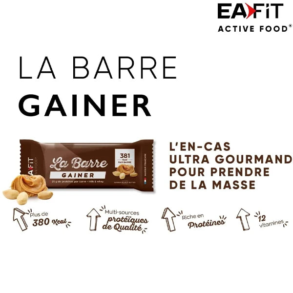 Eafit La Barre Gainer (90g) - Peanut Butter - DDM 19.05.2026