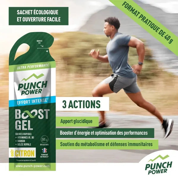 Punch Power Boost Gel Effort Intense (40g) - Citron