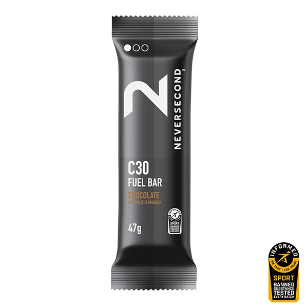 Nutri-Bay I NeverSecond – C30-Kraftstoffriegel (47 g) – Schokolade