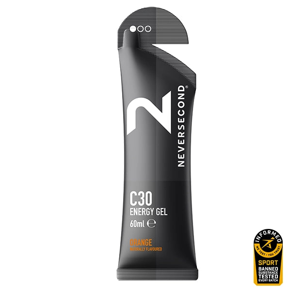 Nutri-Bay | NEVERSECONDE - C30 Energiegel (60ml) - Oranje