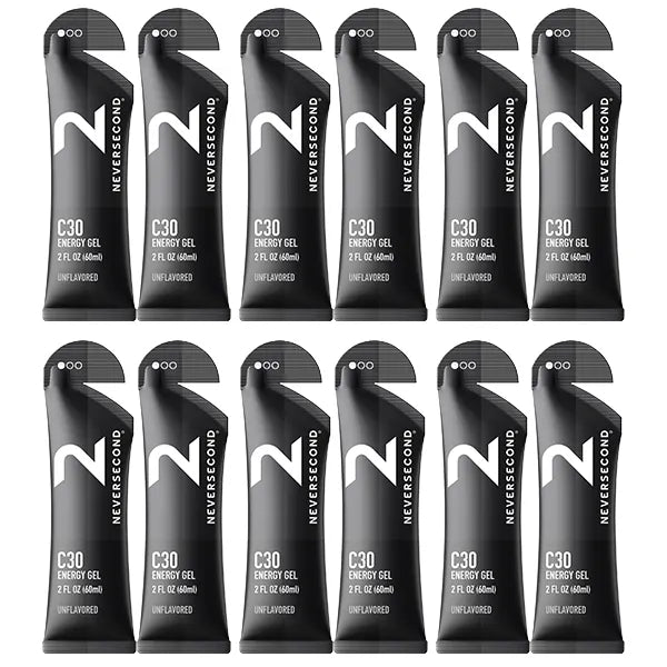 Neversecond C30 Energy Gel Box (12x60ml) - Goût au choix
