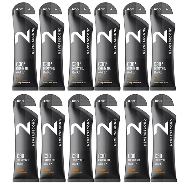 Neversecond C30 Energy Gel 6+6 Mix Pack - Goût au choix