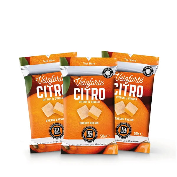Veloforte Citro Energy Chews (50g) - Agrumes et Gingembre
