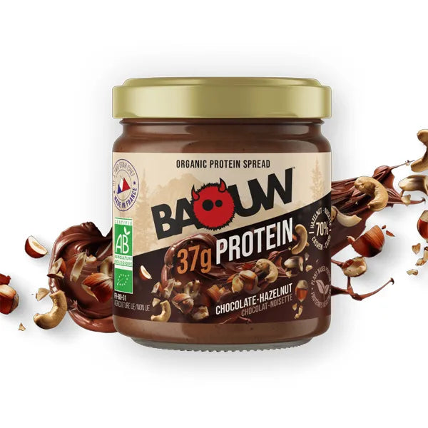 Baouw Pâte à tartiner protéinée BIO (200g) - Chocolat & Noisettes