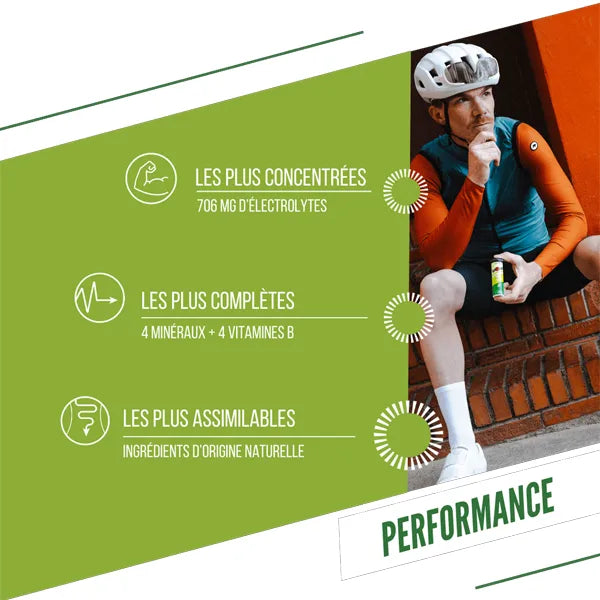 Baouw Pastilles d'Électrolytes (10x5g) - Citron Vert & Menthe
