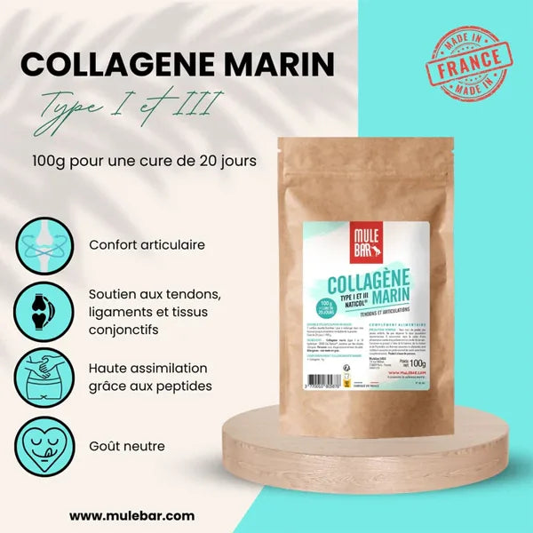 Mulebar Collagène marin type I et III Naticol® (100g)