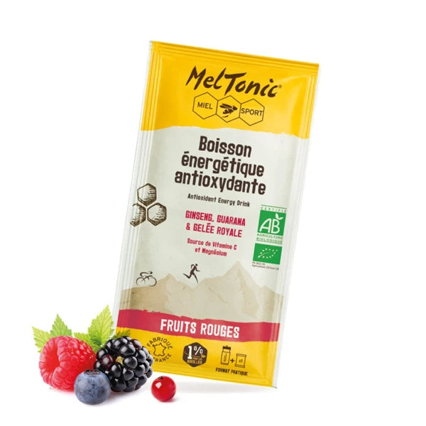 Meltonic Boisson Énergétique Antioxydante (35g) - Fruits Rouges - DDM 31.10.2026