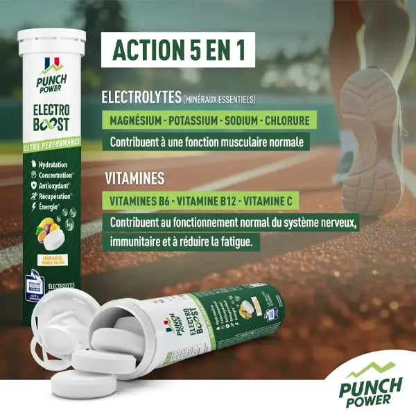 Punch Power ElectroBoost (20 pastilles) - Mangue & Passion