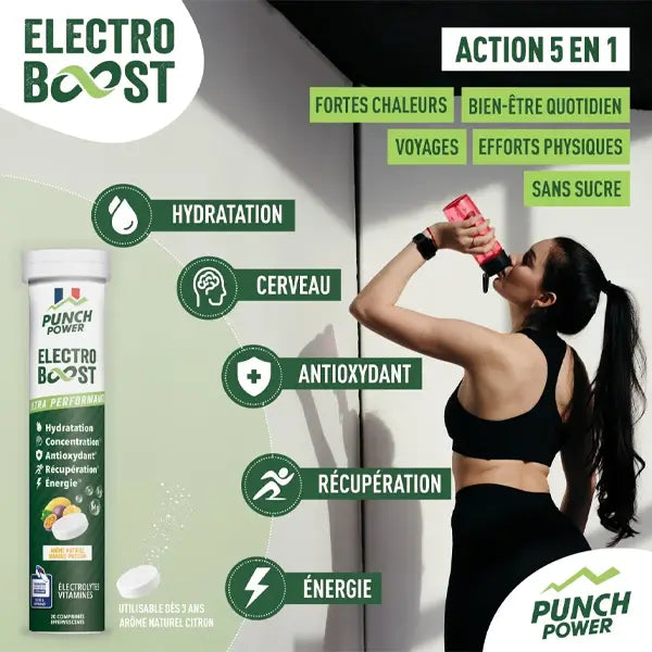 Punch Power ElectroBoost (20 pastilles) - Mangue & Passion
