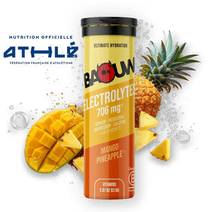 Baouw Pastilles Électrolytes Mangue & Ananas – Hydratation | Nutri-Bay