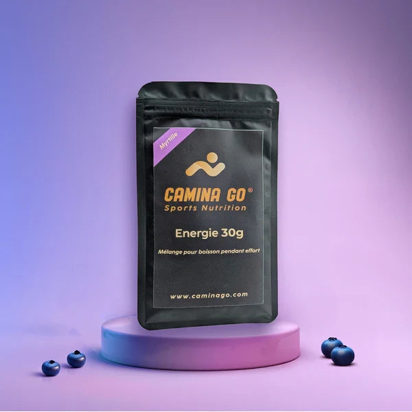 Camina Go Boisson d'énergie (32g) - Arôme myrtille