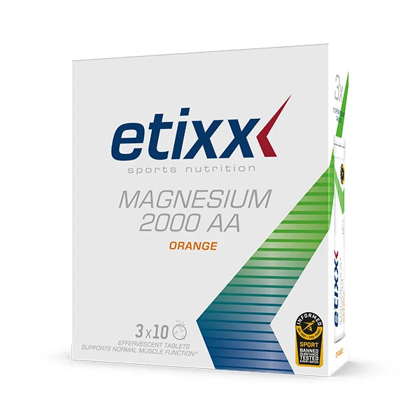 Etixx Magnesium 2000 AA (30 comprimés effervescents) - Orange